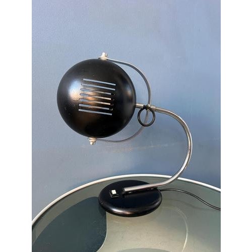 Vintage Space Age Brown Table Lamp from Herda For Sale - Image 9 of 13