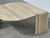 Beige Italian Sculptural Eye-Shaped Coffee Table in Travertine, 1980s For Sale - Image 8 of 13