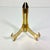 1970s Vintage Boho Chic Hollywood Regency Brass Picture Tabletop Easel For Sale - Image 9 of 10
