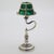 Vintage Italian Handmade Genuine Silver Liberty Table Lamp, 1970s For Sale - Image 10 of 10