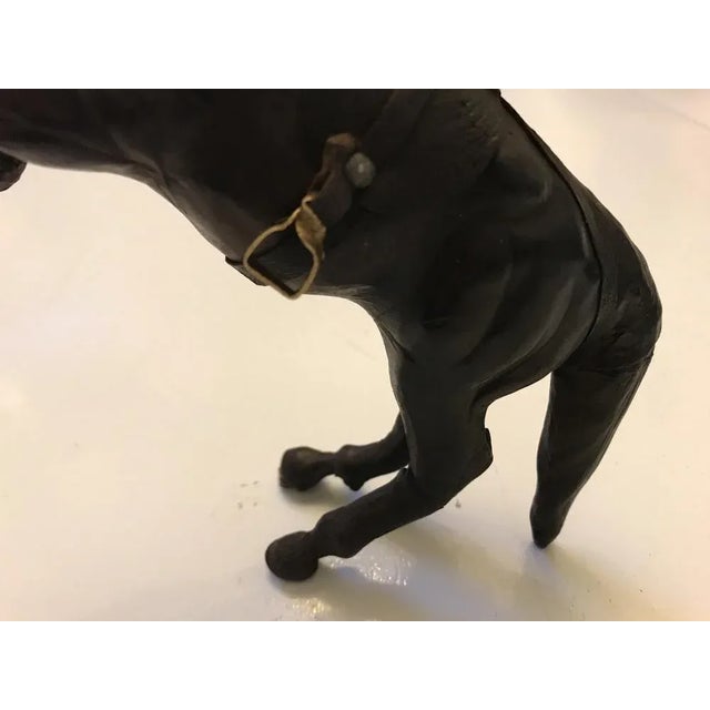 Leather Horse Figurine, 1950s For Sale - Image 17 of 18