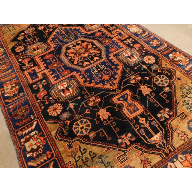 Antique Persian Rug 4'6"x 7' For Sale - Image 10 of 13