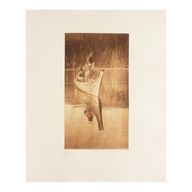 After Edward Curtis “At Nootka” Photogravure Restrike John Andrew & Son For Sale