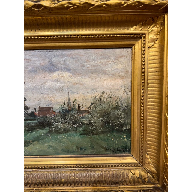 19th Century English Windmill Oil on Canvas For Sale In Nashville - Image 6 of 8