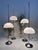 Height-Adjustable Mushroom Floor Lights with Chromed Tulip Bases by Frank Bentler for Wila Leuchten, West Germany, 1960s, Set of 4 For Sale - Image 14 of 18