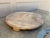 Late 19th Century 19th Century Hand-Carved Round Wooden Cutting Board For Sale - Image 5 of 12