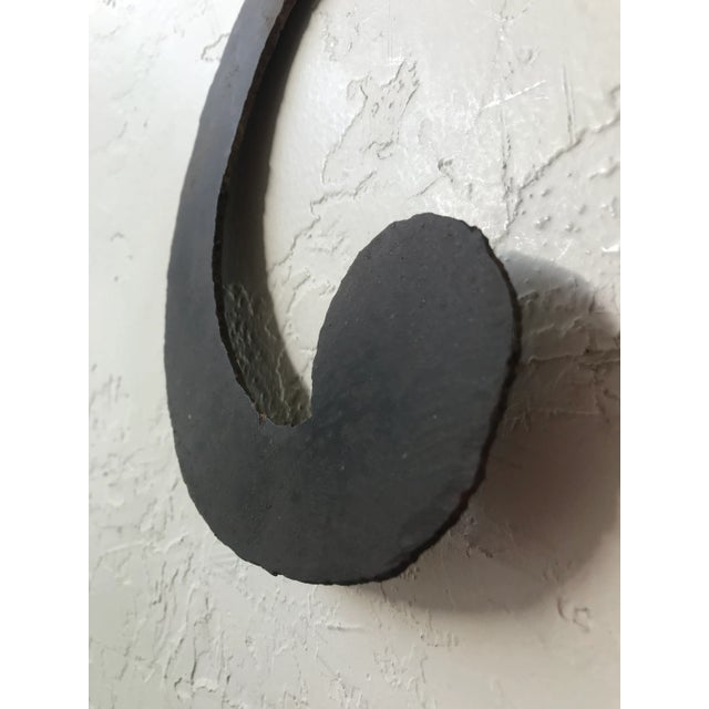 1930’s Large Torch Cut Steel Wall Sculpture For Sale In San Francisco - Image 6 of 12