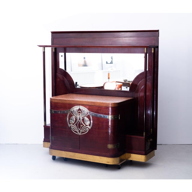 Art Nouveau Mahogany Buffet, 1905 For Sale - Image 16 of 18
