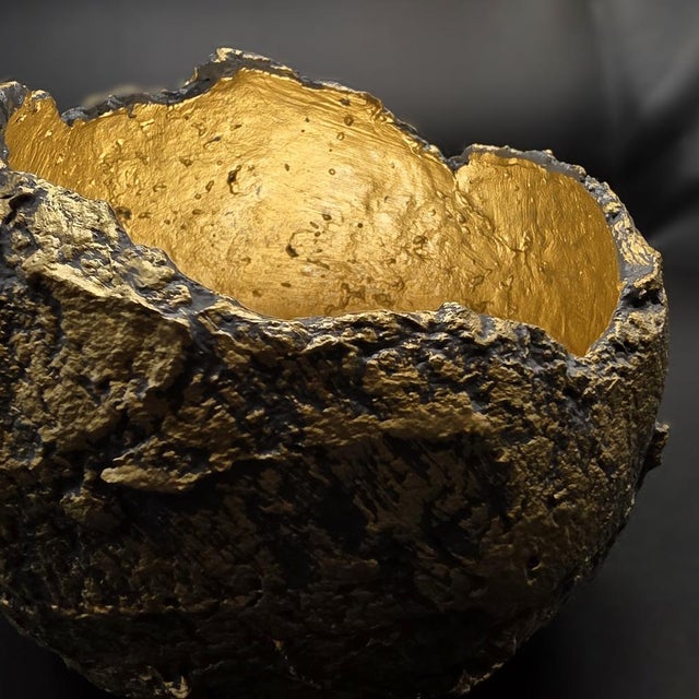 Contemporary Mini Cecilio in Grey Gold by Inconcreto For Sale - Image 3 of 7