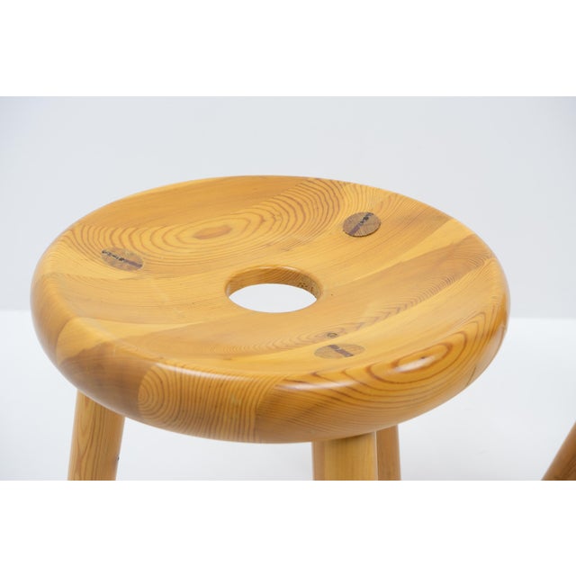 Sauna Stools by Bertel Gardberg for Artek, Finland, 1970s, Set of 2 For Sale - Image 6 of 12