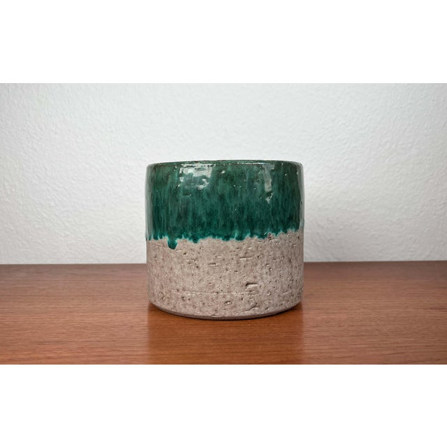 Mid-Century Modern Fat Lava Pottery Planter, West Germany, 1960s For Sale - Image 10 of 11
