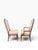 Cream Late 20th Century Attributed to Mastercraft Burl Wood High-Back Dining Chairs, Set of 6 For Sale - Image 8 of 18