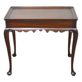 Henkel Harris Mahogany Side Tea Table For Sale