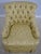 Age: Approx: 15 Years Old Details: Swivel Base High Quality Damask Upholstery Tufted Back Condition: Excellent Clean...