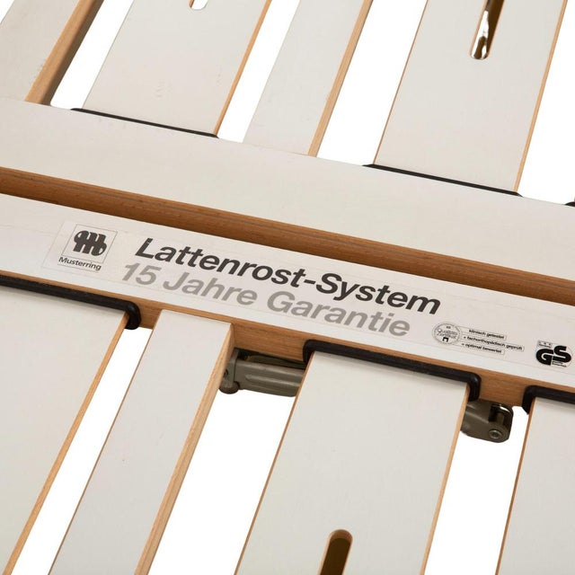 Black Double Bed in Metal with Slatted Frame from Musterring For Sale - Image 8 of 18