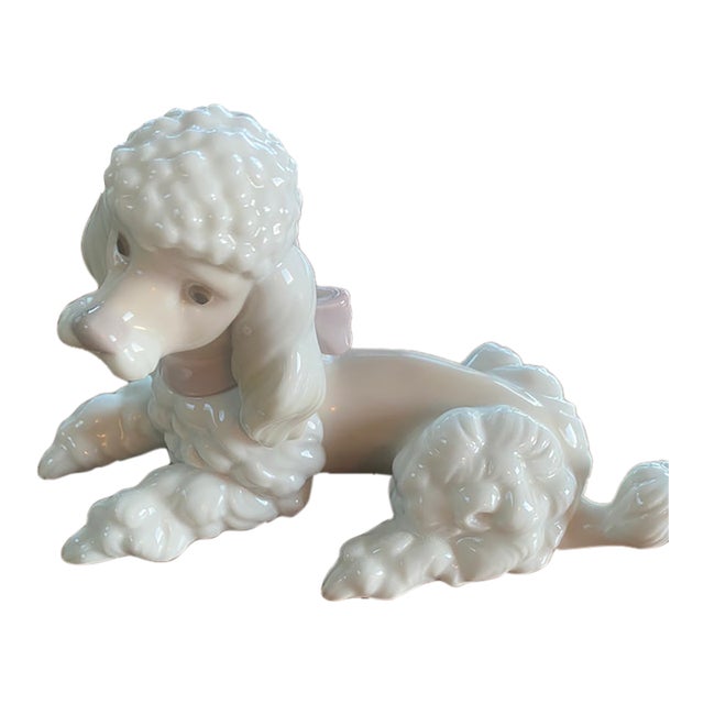 Lladro Porcelain Poodle For Sale