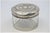 Acid-Etched Glass Bottle with Silver Lid and Floral Reliefs For Sale - Image 3 of 8