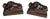 1940s Lions of Lucerne Carved Mahogany Bookends - a Pair For Sale