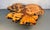 Late 20th Century Late 20th Century Live Edge Burl Wood Coffee Table With Glitter Epoxy For Sale - Image 5 of 13