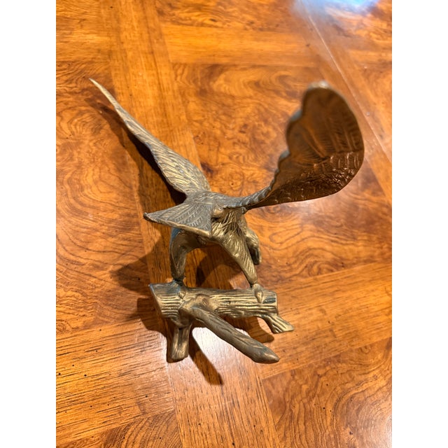 Vintage Brass Eagle For Sale - Image 9 of 11
