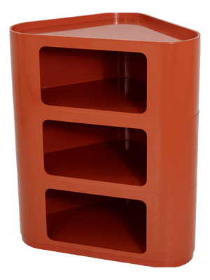 Valletto Triangolo Storage Unit from Valenti, 1970s