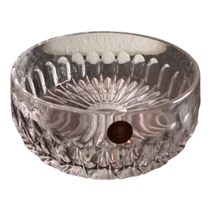 Walther Germany Starburst Pattern Clear Crystal Bowl