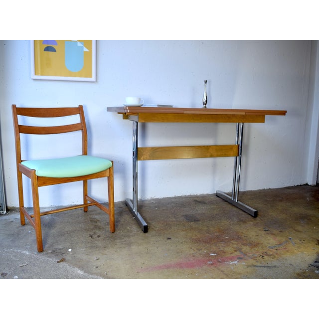 1960s Set of Vintage Polish Teak Chairs, 1960s For Sale - Image 5 of 8
