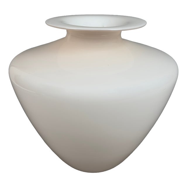 Modern Pink Glossy Murano Glass Vase by V. Nason & C., 1970s For Sale