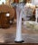 Midcentury French Hand-Blown Swirled Art Glass Vase For Sale - Image 9 of 9