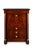 French Empire Secretaire in Flame Mahogany with Black Marble Top, 1800s For Sale - Image 9 of 9