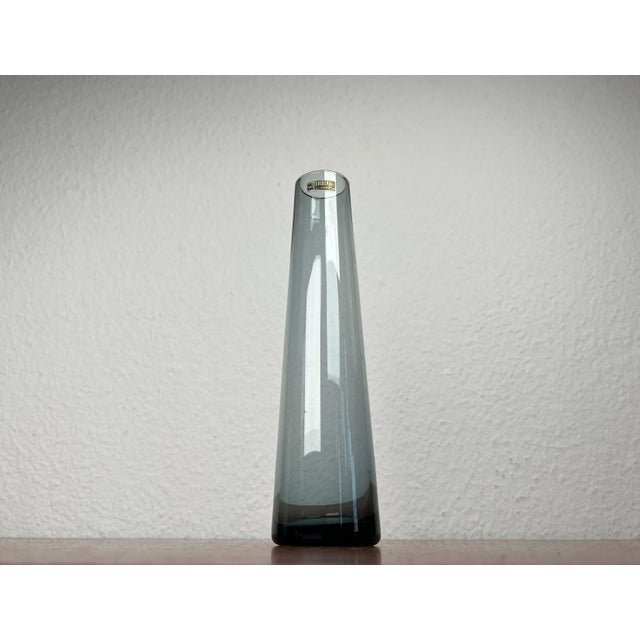 Mid-Century Modern Mid-Century Modern German Crystal Glass Vase from WMF, 1960s For Sale - Image 3 of 13