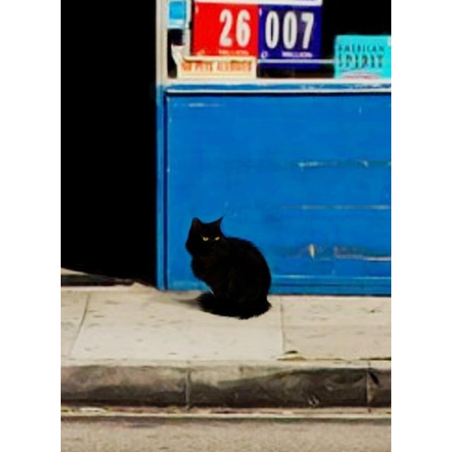 Mr Strange, Chez Dave's, 2022, Giclee Print on Canvas. For Sale - Image 4 of 7