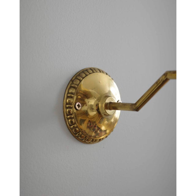 Brass Wall Lamps, 1950s, Set of 2 For Sale - Image 4 of 7