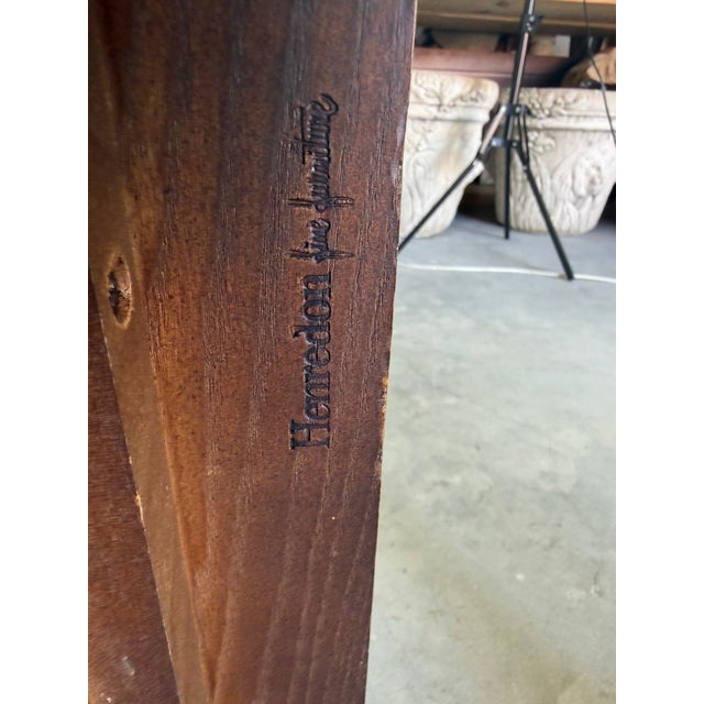 Vintage Henredon Barley Twist Rectangular Coffee Table For Sale - Image 12 of 12