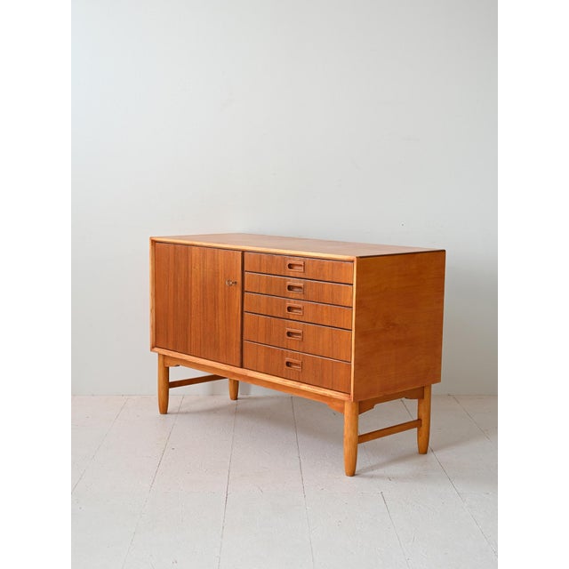 1960s Vintage Nordic Sideboard, 1960s For Sale - Image 5 of 14