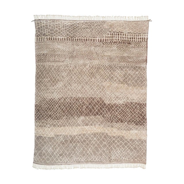 Hand-Knotted Wool Rug by Azele Studio For Sale - Image 10 of 10