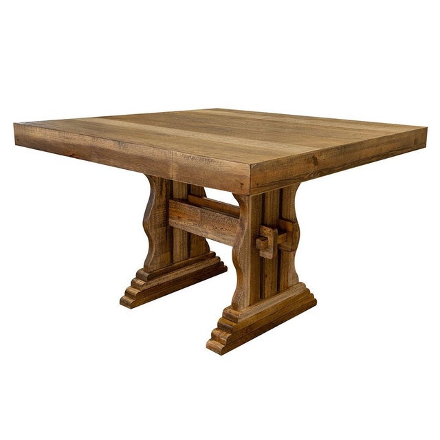 Farmhouse Westwood Farmhouse Style Counter Height Square Dining Table For Sale - Image 3 of 5