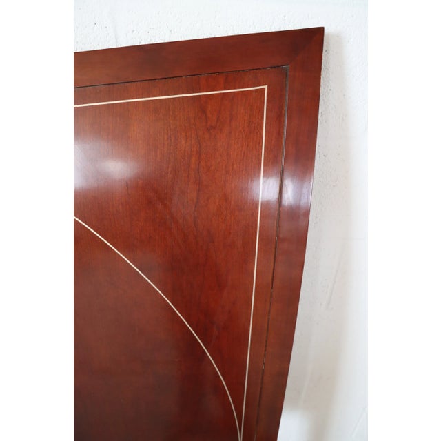 Kindel Furniture Kindel Contemporary Cherry Headboard Queen For Sale - Image 4 of 6