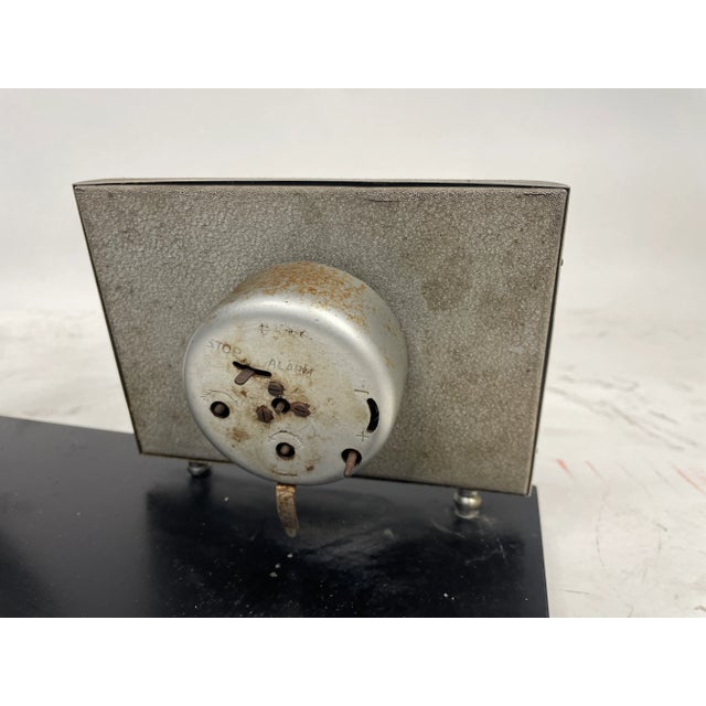 Liberty Clock with Metal Sculpture, 1920s For Sale - Image 6 of 13