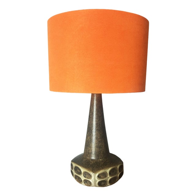 Vintage Danish Ceramic Table Lamp by Marianne Stark for Michael Andersen, 1960 For Sale