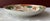 Burnt Orange Antique Rare 19th C. Gulin Brothers Factory Hand Painted Porcelain Plate, Marked For Sale - Image 8 of 11