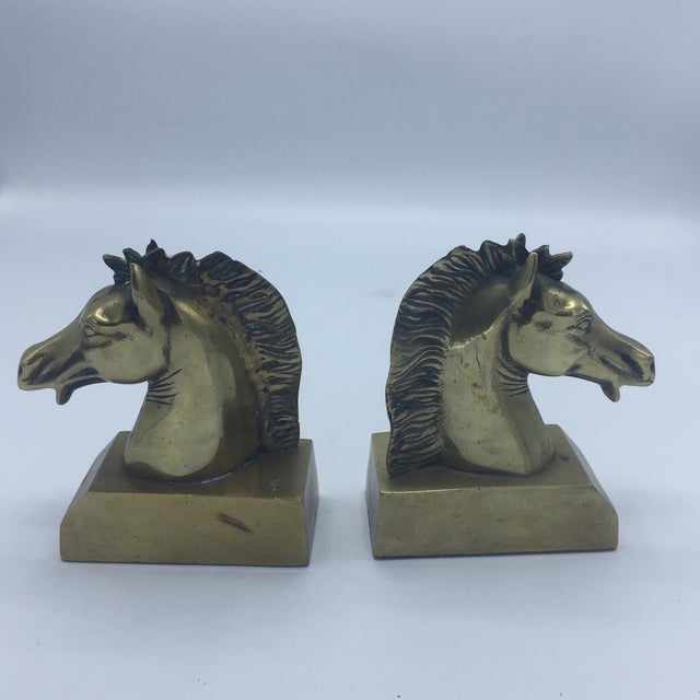 Brass Horse Head Bookends a Pair Chairish