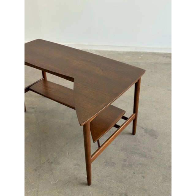 Vintage Danish Modern Corner Bookcase For Sale - Image 11 of 12