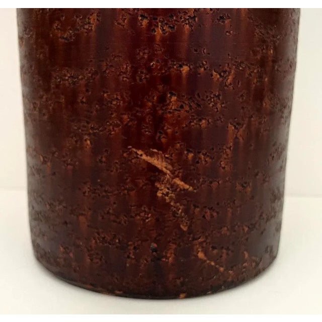 Late 20th Century Tall Italian Ceramic Vase For Sale - Image 4 of 6