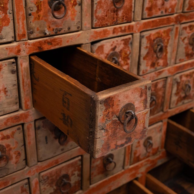 Chinese Herbal Apothecary Cabinet, C. 1880 For Sale In Chicago - Image 6 of 8