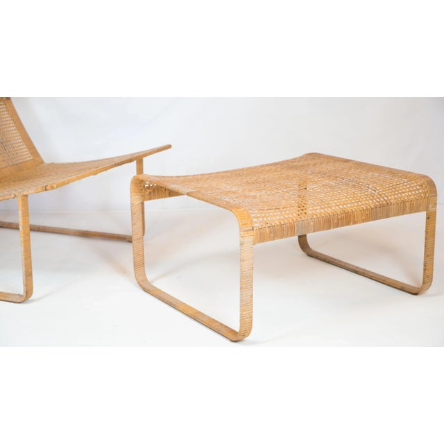1970s Fabricius & Kastholm for Harvey Probber Lounge Chair & Ottoman For Sale - Image 10 of 12