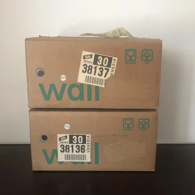 Jill Wall Lights by P. King, S. Miranda & G. Heraldi for Artiluce, Set of 3 For Sale - Image 4 of 8