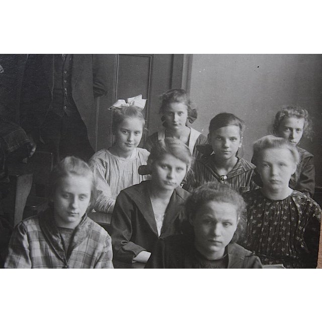 Early 20th Century Antique School Girls in Berlin Germany Photograph For Sale In New York - Image 6 of 7