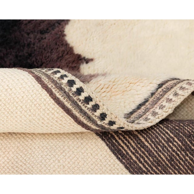 Early 21st Century Hand-Knotted Wool Rug by Azele Studio For Sale - Image 5 of 12