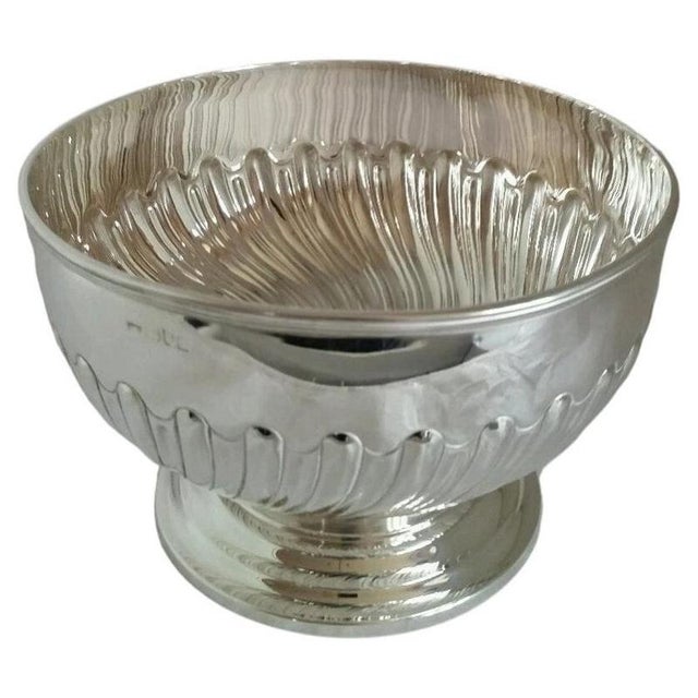 Sterling Silver Punch Bowl from Harrison Brothers, London, 1913 For Sale - Image 10 of 10